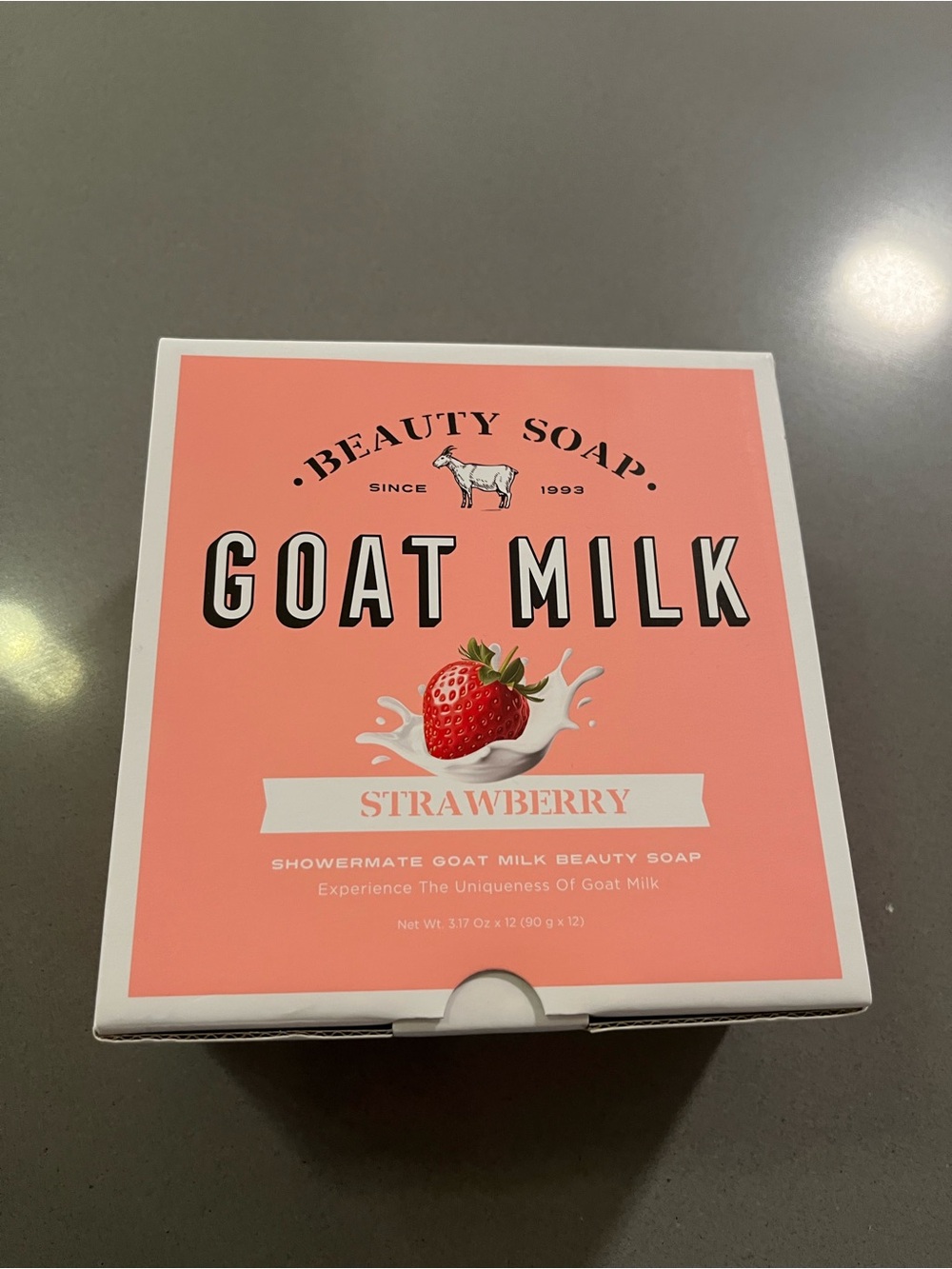 Goat Milk Enriched Strawberry Scented Soap-NEW